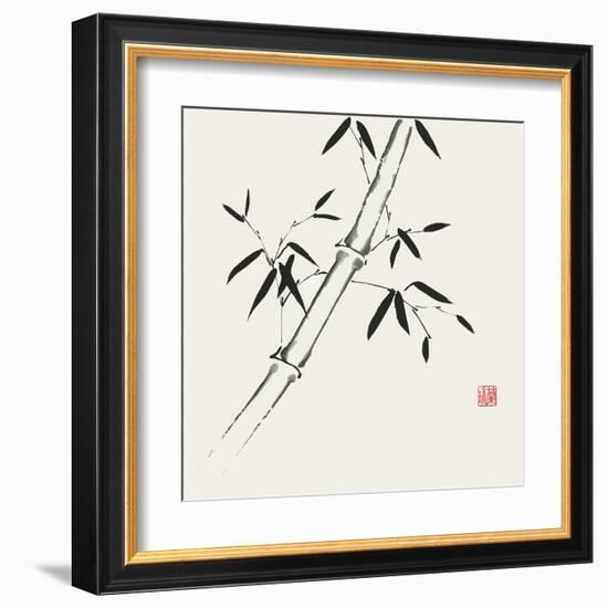 Bamboo Collection III-Nan Rae-Framed Art Print