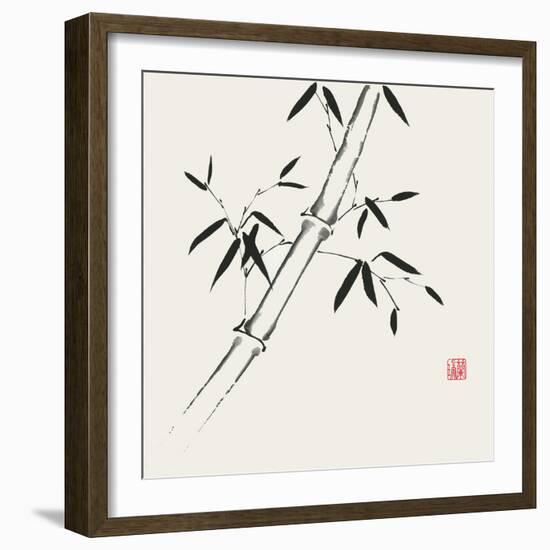 Bamboo Collection III-Nan Rae-Framed Art Print