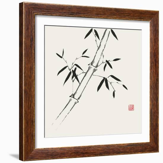 Bamboo Collection III-Nan Rae-Framed Art Print