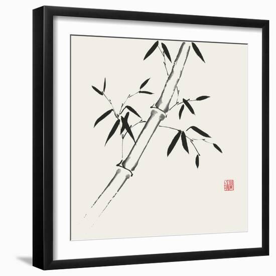 Bamboo Collection III-Nan Rae-Framed Art Print