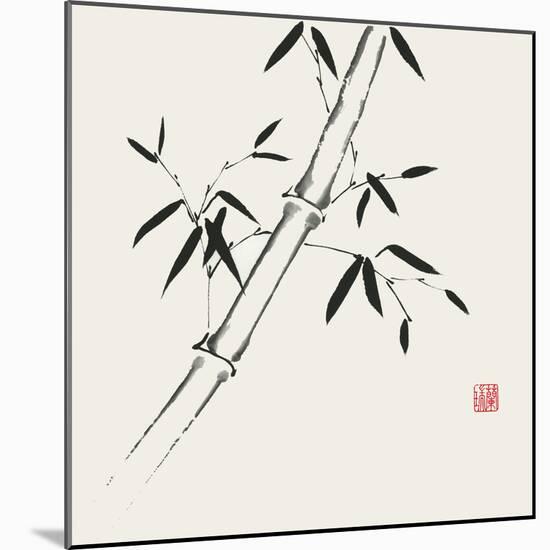 Bamboo Collection III-Nan Rae-Mounted Art Print