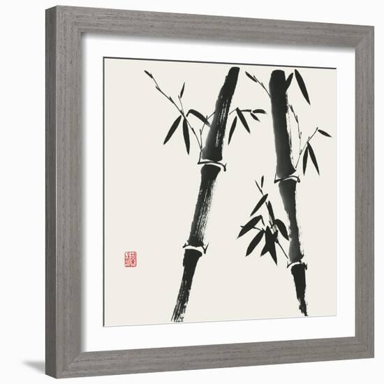 Bamboo Collection IV-Nan Rae-Framed Art Print