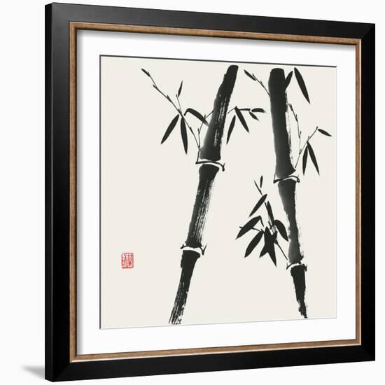 Bamboo Collection IV-Nan Rae-Framed Art Print