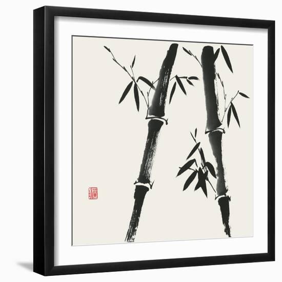 Bamboo Collection IV-Nan Rae-Framed Art Print