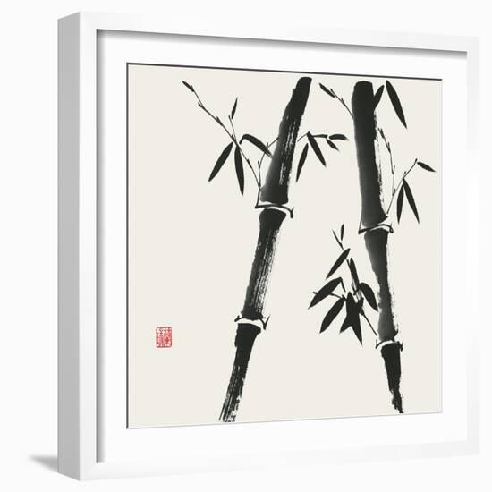 Bamboo Collection IV-Nan Rae-Framed Art Print