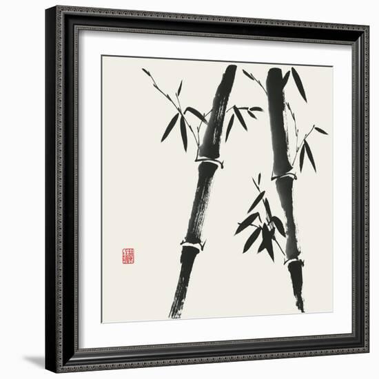 Bamboo Collection IV-Nan Rae-Framed Art Print