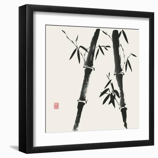 Bamboo Collection IV-Nan Rae-Framed Art Print