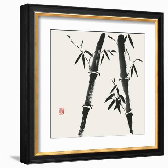 Bamboo Collection IV-Nan Rae-Framed Art Print