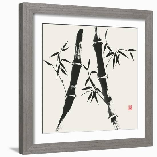 Bamboo Collection V-Nan Rae-Framed Art Print