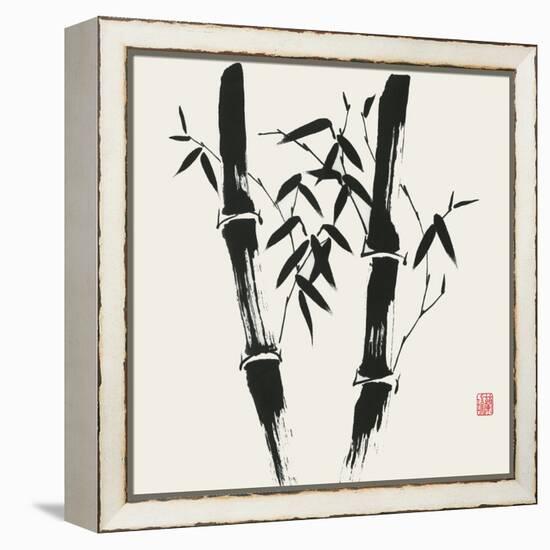 Bamboo Collection VII-Nan Rae-Framed Stretched Canvas