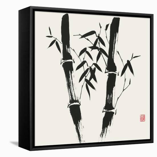 Bamboo Collection VII-Nan Rae-Framed Stretched Canvas