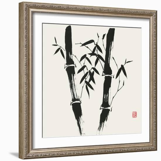 Bamboo Collection VII-Nan Rae-Framed Art Print