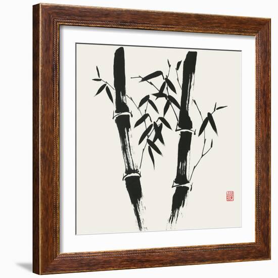 Bamboo Collection VII-Nan Rae-Framed Art Print