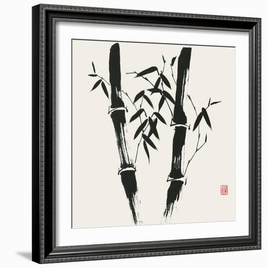 Bamboo Collection VII-Nan Rae-Framed Art Print