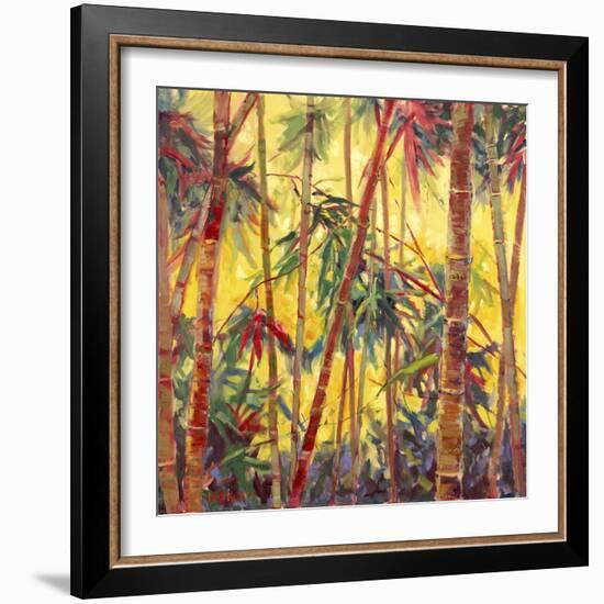 Bamboo Grove II-Nanette Oleson-Framed Art Print