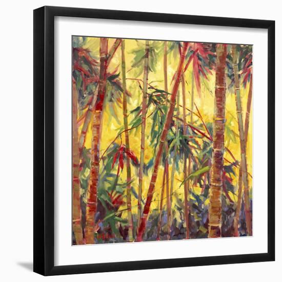 Bamboo Grove II-Nanette Oleson-Framed Art Print