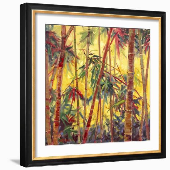 Bamboo Grove II-Nanette Oleson-Framed Art Print