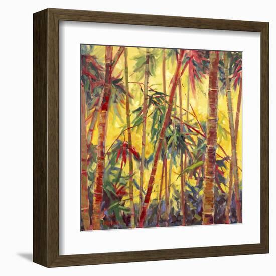 Bamboo Grove II-Nanette Oleson-Framed Art Print