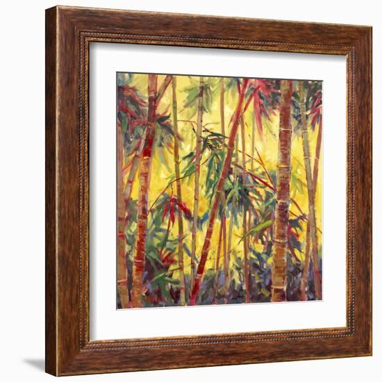 Bamboo Grove II-Nanette Oleson-Framed Art Print