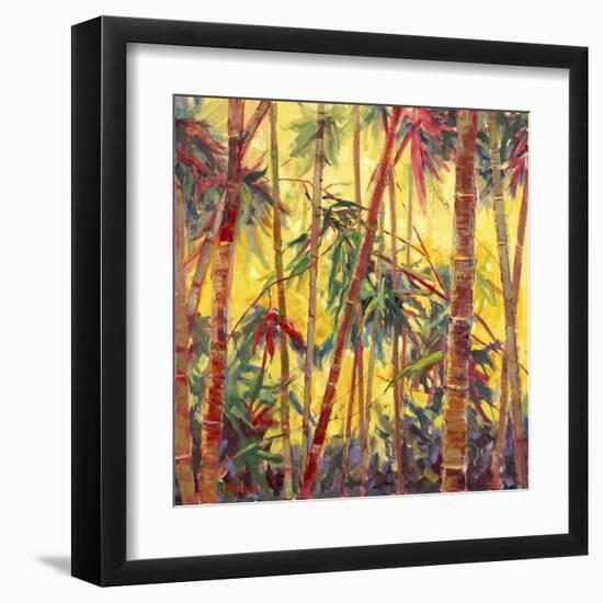 Bamboo Grove II-Nanette Oleson-Framed Art Print