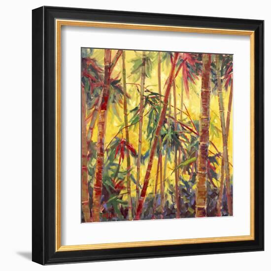 Bamboo Grove II-Nanette Oleson-Framed Art Print