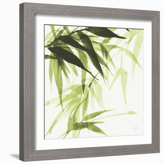 Bamboo IV Green-Chris Paschke-Framed Art Print