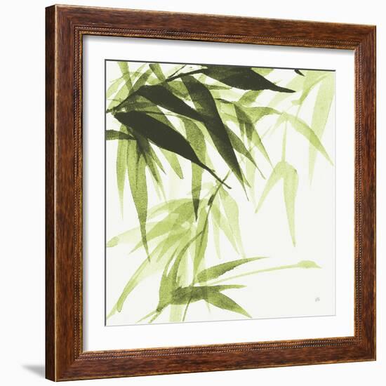 Bamboo IV Green-Chris Paschke-Framed Art Print