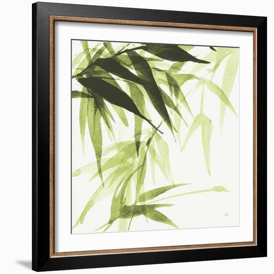 Bamboo IV Green-Chris Paschke-Framed Art Print