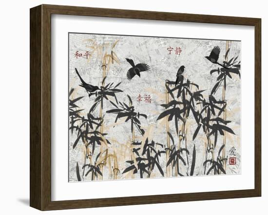 Bamboo Jungle-Diane Stimson-Framed Art Print