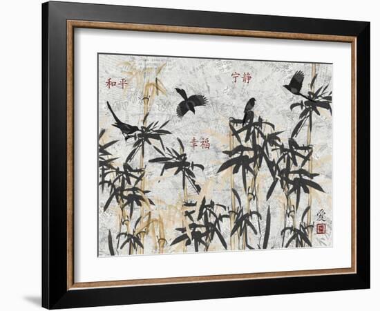 Bamboo Jungle-Diane Stimson-Framed Art Print