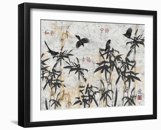 Bamboo Jungle-Diane Stimson-Framed Art Print