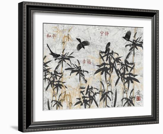 Bamboo Jungle-Diane Stimson-Framed Art Print