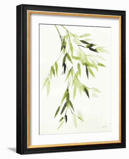 Bamboo Leaves IV Green-Danhui Nai-Framed Art Print