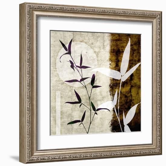 Bamboo Moon II-Christine Zalewski-Framed Art Print