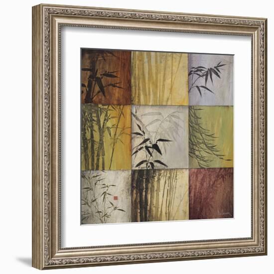 Bamboo Nine Patch II-Don Li-Leger-Framed Giclee Print