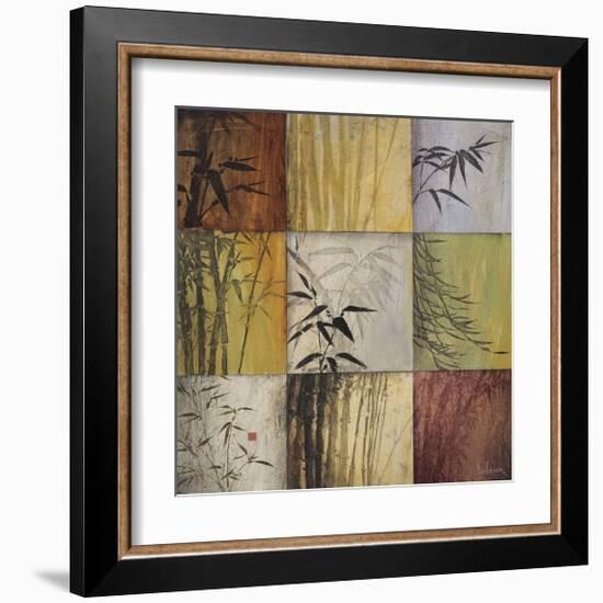 Bamboo Nine Patch II-Don Li-Leger-Framed Giclee Print