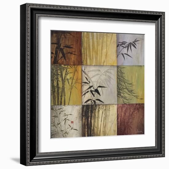 Bamboo Nine Patch II-Don Li-Leger-Framed Giclee Print