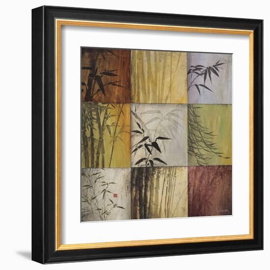 Bamboo Nine Patch II-Don Li-Leger-Framed Giclee Print