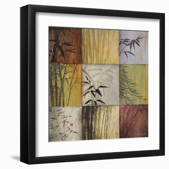 Bamboo Nine Patch II-Don Li-Leger-Framed Giclee Print