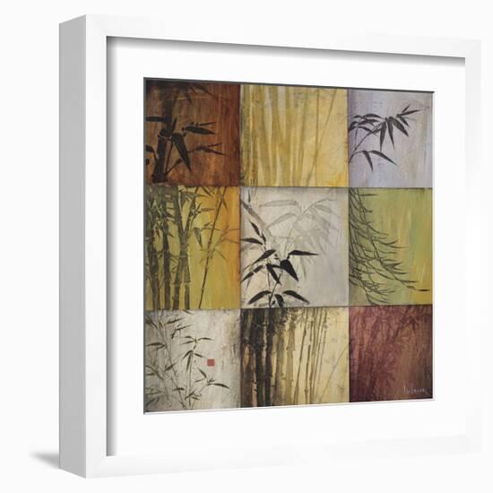 Bamboo Nine Patch II-Don Li-Leger-Framed Giclee Print