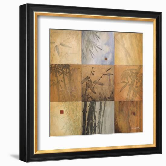 Bamboo Nine Patch-Don Li-Leger-Framed Giclee Print