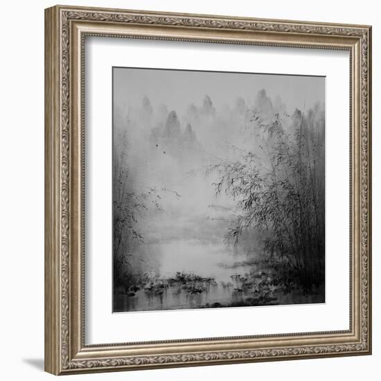 Bamboo River II-null-Framed Art Print