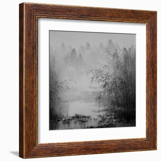 Bamboo River II-null-Framed Art Print