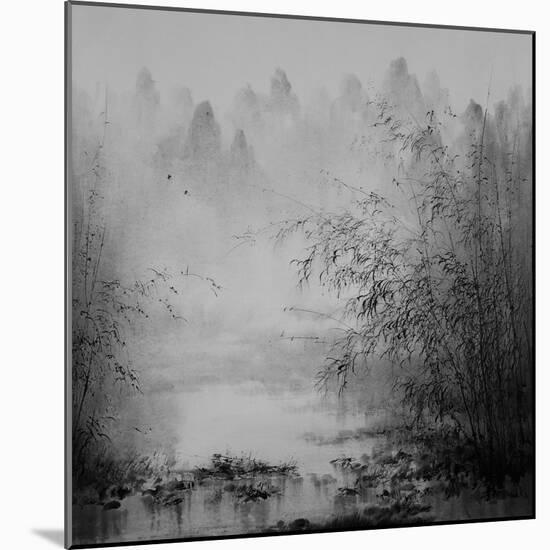 Bamboo River II-null-Mounted Art Print