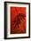 Bamboo Shade on Red I-Christine Zalewski-Framed Art Print