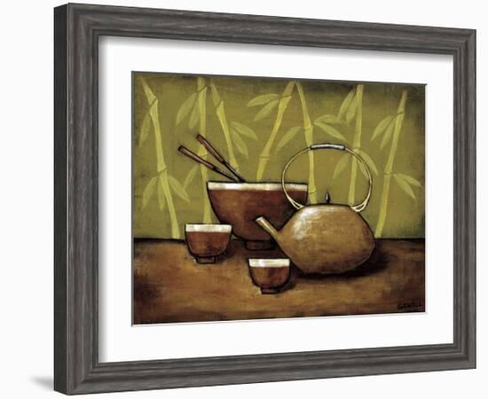 Bamboo Tea Room II-Krista Sewell-Framed Giclee Print