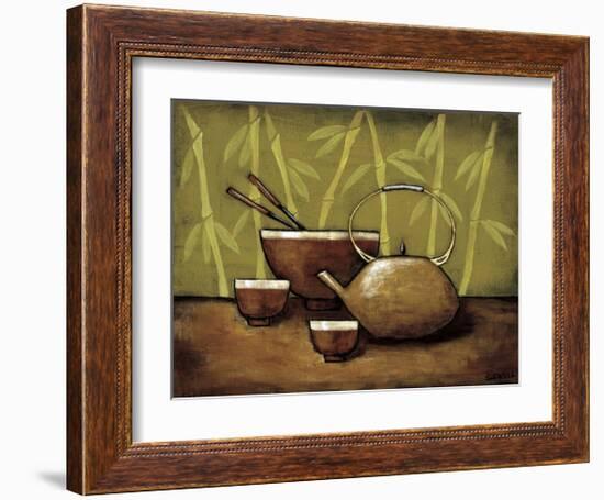 Bamboo Tea Room II-Krista Sewell-Framed Giclee Print