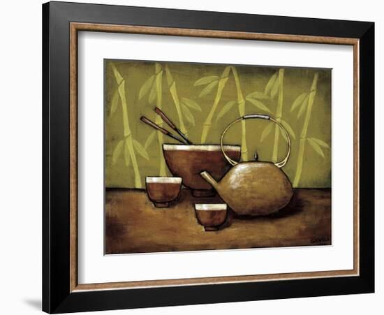 Bamboo Tea Room II-Krista Sewell-Framed Giclee Print