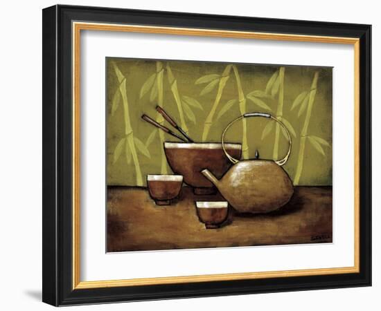 Bamboo Tea Room II-Krista Sewell-Framed Giclee Print