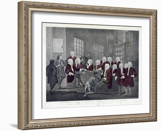Bambridge on Trial for Murder by a Committee of the House of Commons, 1803-William Hogarth-Framed Giclee Print
